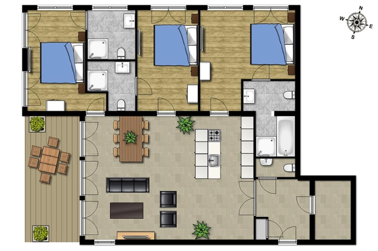 Dac50 Luxurious Apartment Domburg Ngoại thất bức ảnh